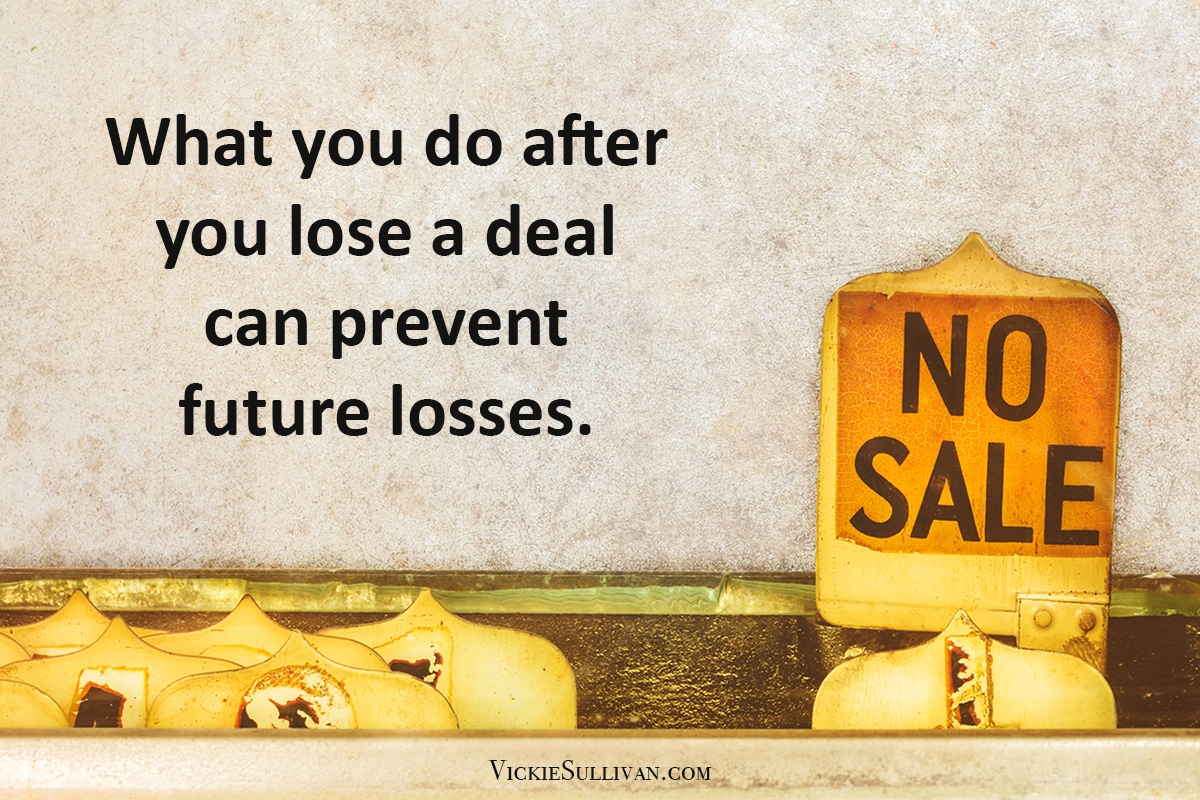 What you do after you lose a deal can prevent future losses.